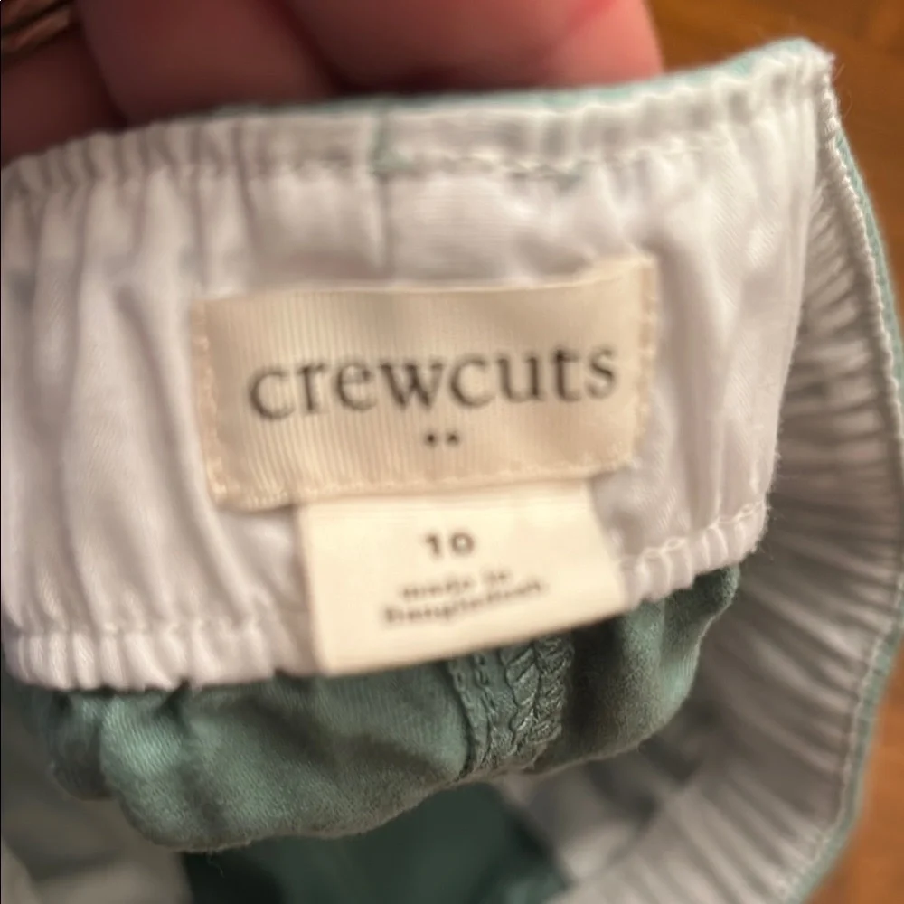 Crewcuts Teal Elastic Waist Shorts